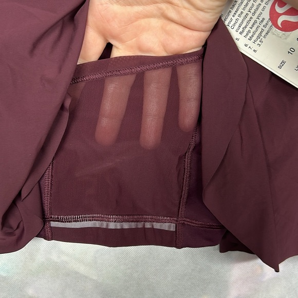 NWT Quick Pace Skirt size 10 Lululemon - Picture 5 of 6